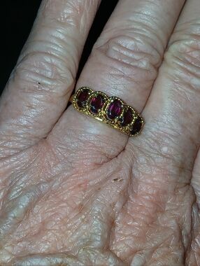 Garnet Tier Ring